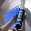 DAP AMP Crystal Clear Polymer Advanced Hybrid Caulk Sealant 9 oz (Pack of 12)
