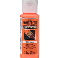 Homefront Glow-In-The-Dark Orange Craft Paint Interior 2 oz (Pack of 3)
