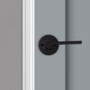 Kwikset Ladera Matte Black Half-Dummy Lever Right Handed