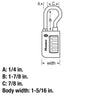 Master Lock 1-5/16 in. W Steel 4-Dial Combination Luggage Lock