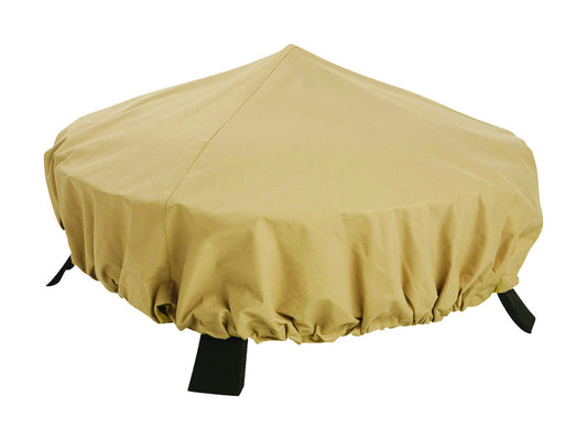 Classic Accessories 44 in. W Sand Polyester Fire Pit Cover