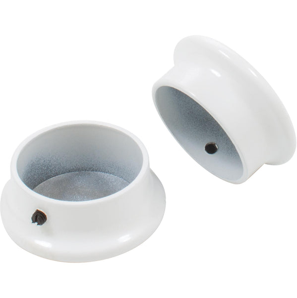 Max-Duty Closet Pole End Cap, White by Stone Harbor Hardware