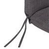 Jordan Manufacturing Gray Polyester Chair Cushion 4 in. H X 22 in. W X 44 in. L