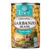 Eden Foods Organic Garbanzo Beans - Case of 12 - 15 oz.