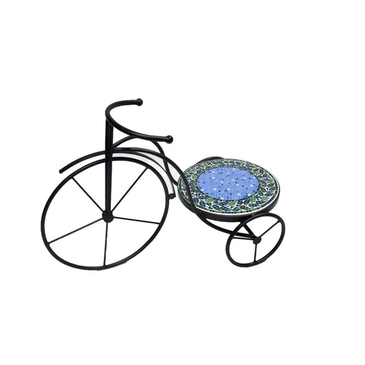 Infinity 13.78 in. H Assorted Metal Bicycle Plant Holder