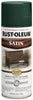 Rust-Oleum Stops Rust Satin Dark Hunter Green Protective Enamel Spray Paint 12 oz. (Pack of 6)