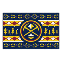 NBA - Denver Nuggets Holiday Sweater Rug - 19in. x 30in.