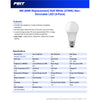Feit A19 E26 (Medium) LED Bulb Soft White 60 Watt Equivalence 4 pk (Pack of 12)