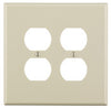 Leviton Light Almond 2 gang Thermoset Plastic Duplex Wall Plate 1 pk - Deal of The Week