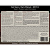 Old Masters Semi-Transparent Dark Walnut Oil-Based Alkyd Gel Stain 1 qt