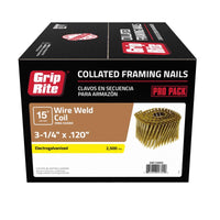 Coil Nail 3-1/4" Bx2500