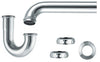 PlumbCraft 1-1/4 in. Slip in. Brass Wall Bend