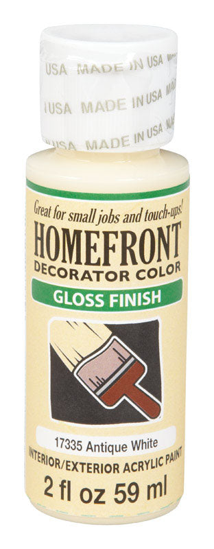 Homefront Gloss Antique White Hobby Paint 2 oz. (Pack of 3)