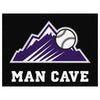 MLB - Colorado Rockies Mountains Man Cave Rug - 34 in. x 42.5 in.
