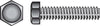 Hillman 1/4 in. D X 1 in. L Zinc Plated Steel Hex Tap Bolt 100 pk