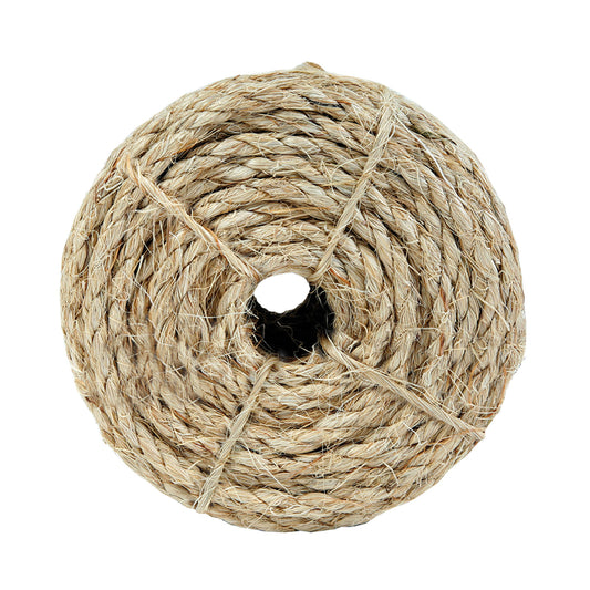 Lehigh Group Natural Fiber Twisted Sisal Rope 50 L ft. x 1/4 Dia. in.