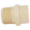 Charlotte Pipe FlowGuard Schedule 40 3/4 in. Socket  x 3/4 in. Dia. MNPT CPVC Adapter (Pack of 25)