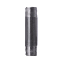 STZ Industries 2 in. MIP each X 2 in. D MIP Black Steel 5 in. L Nipple