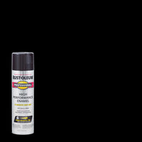 Rust-Oleum Professional Black Spray Paint 15 oz. (Pack of 6)