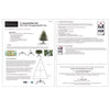 Holiday Bright Lights 4 ft. Full LED 350 ct Emerald Pine Sparkle Color Changing Christmas Tree