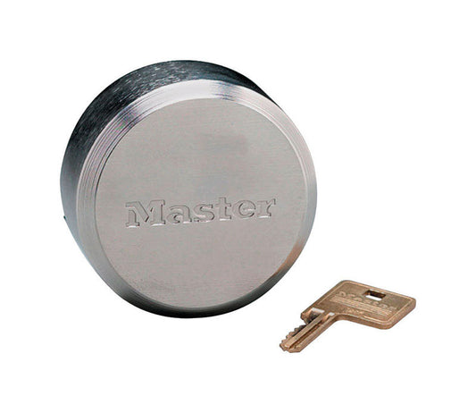 Master Lock ProSeries 2.875 in. W Die-Cast Zinc Pin Tumbler Shackleless Disc Padlock