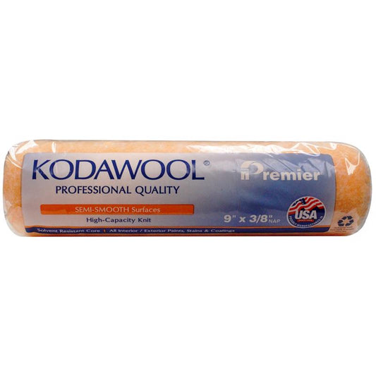 Premier Kodawool Polyester 9 in. W X 3/8 in. S Paint Roller Cover (Pack of 36)