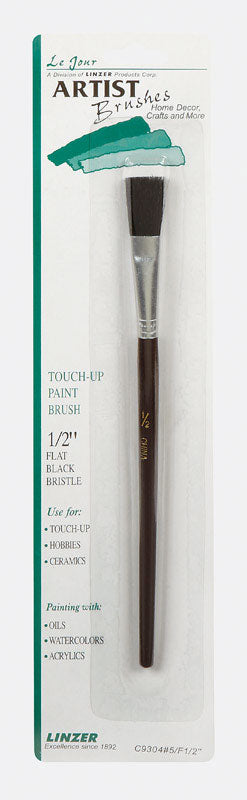 Linzer 1/2 in. W Flat Touch-Up Paint Brush (Pack of 12)