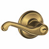 Schlage Flair Antique Brass Entry Door Knob 1-3/8 in. - Deal of The Week