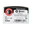 HILLMAN No. 10 Ga. X 1-1/2 in. L Slotted Hex Washer Head Sheet Metal Screws 100 pk - Open Box