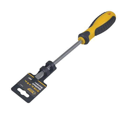 Steel Grip 5/16 in. X 6 in. L Slotted Screwdriver 1 pc