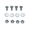 Custom Accessories Silver Metal License Plate Fasteners