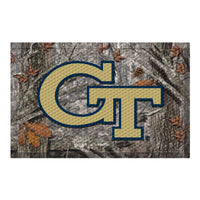 Georgia Tech Camo Camo Rubber Scraper Door Mat