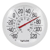 Taylor Dial Thermometer Plastic White 8.5 in. - Open Box
