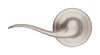 Kwikset Tustin Satin Nickel Passage Lever 1-3/4 in.