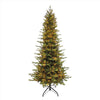 Holiday Bright Lights 1-2 Tree 7-1/2 ft. Slim LED 1582 ct Easton Spruce Cascading Color Changing Chr