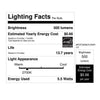 Feit White Filament BA10 E12 (Candelabra) Filament LED Bulb Soft White 60 Watt Equivalence 2 pk