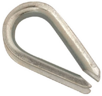 Campbell Chain Galvanized Zinc Wire Rope Thimble 3/16 in. L (Pack of 10)