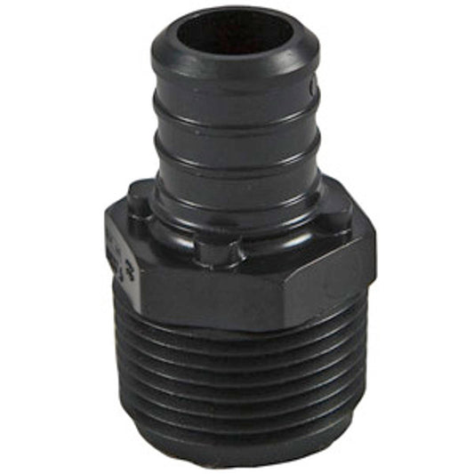 SharkBite 1/2 in. Barb X 1/2 in. D MNPT Poly Alloy Male Adapter