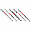 Diablo 0 in. T-Shank Wood & Metal Jig Saw Blade Set 5 pc