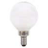 Sylvania Natural G16.5 E12 (Candelabra) LED Bulb Soft White 40 Watt Equivalence 2 pk