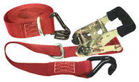 Keeper 1.5 in. W X 14 ft. L Gray Tie Down w/Ratchet 1000 lb 1 pk