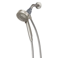 SPOT RESIST BRUSHED NICKEL SIX-FUNCTION 3.5" DIAMETER SPRAY HEAD HANDSHOWER