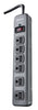 Southwire Woods 3 ft. L 6 outlets Power Strip w/Surge Protection Black 900 J