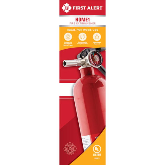 First Alert Red Monoammonium Phosphate Multipurpose Home Fire Extinguisher 2-1/2 lbs.