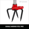 Corona ComfortGEL 4 Tine Steel Hand Tiller 6 in. Aluminum Handle