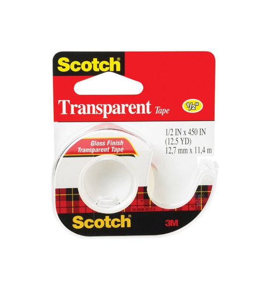 Scotch 1/2 in. W x 450 in. L Tape Clear (Pack of 8)