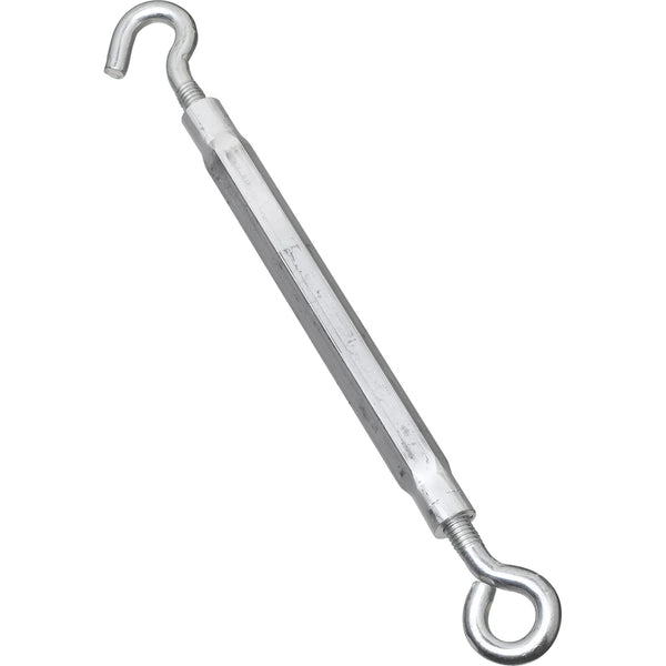 2172BC 16" x 3/8" Hook / Eye Turnbuckle - Zinc Plated