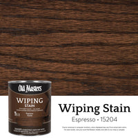 Old Masters Semi-Transparent Espresso Oil-Based Wiping Stain 1 Qt.