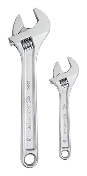 Crescent Metric and SAE Adjustable Wrench Set 6 and 10 in. L 2 pc - Deal of The Week