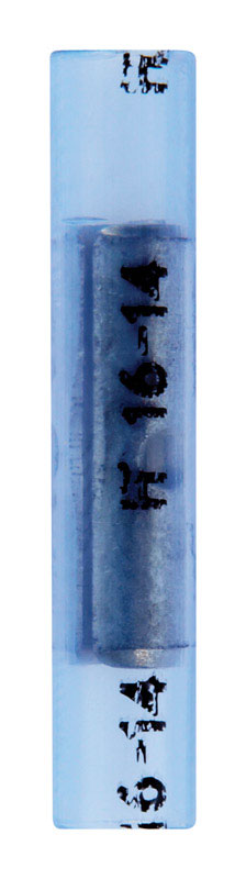 Jandorf 16-14 Ga. Insulated Wire Terminal Butt Splice Blue 5 pk